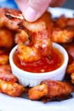 Air Fryer Bacon Wrapped Shrimp