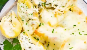 Chicken Alfredo Stuffed Shells Recipe