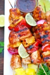 BBQ Pineapple Chicken Kabobs