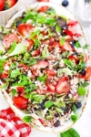 Strawberry Orzo Spring Salad